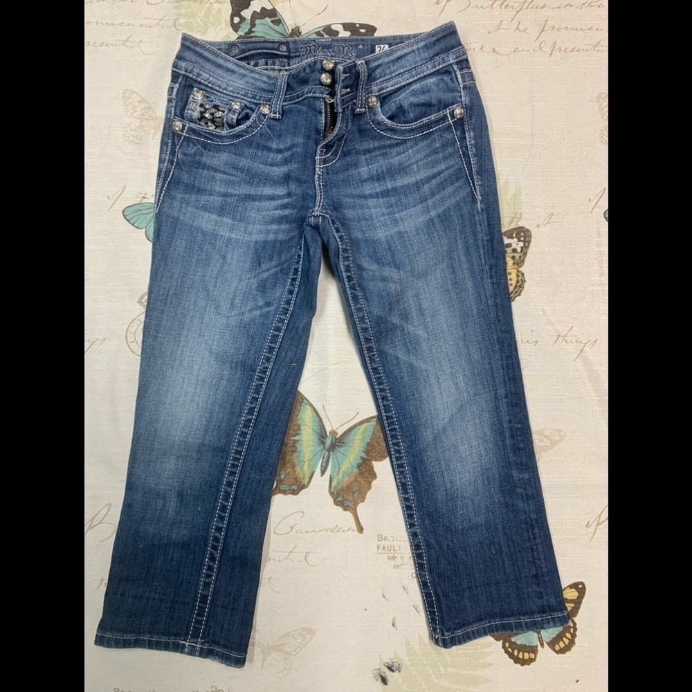 Miss me easy denim Capri - Picture 4 of 11
